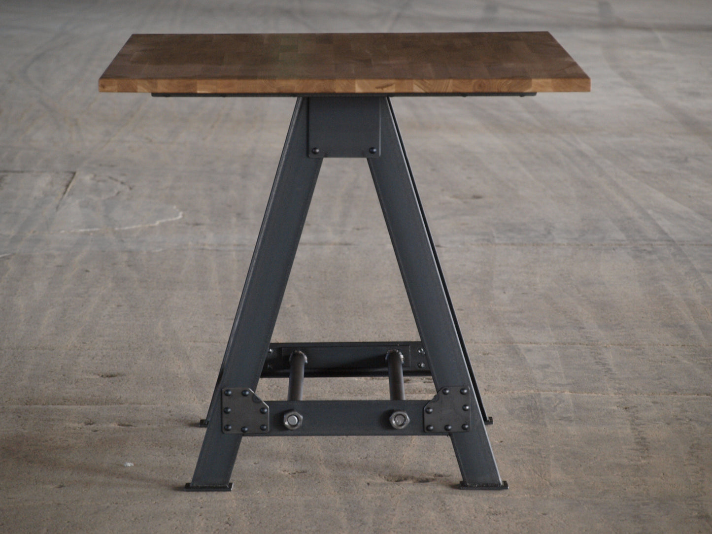 Oak A Frame Kitchen Work Table Standing Hieght
